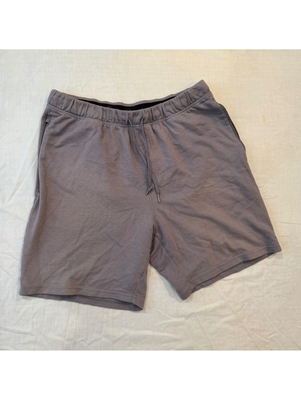 Eddie Bauer Men’s XL Gray Sleepwear Lounge Shorts Drawstring Pockets